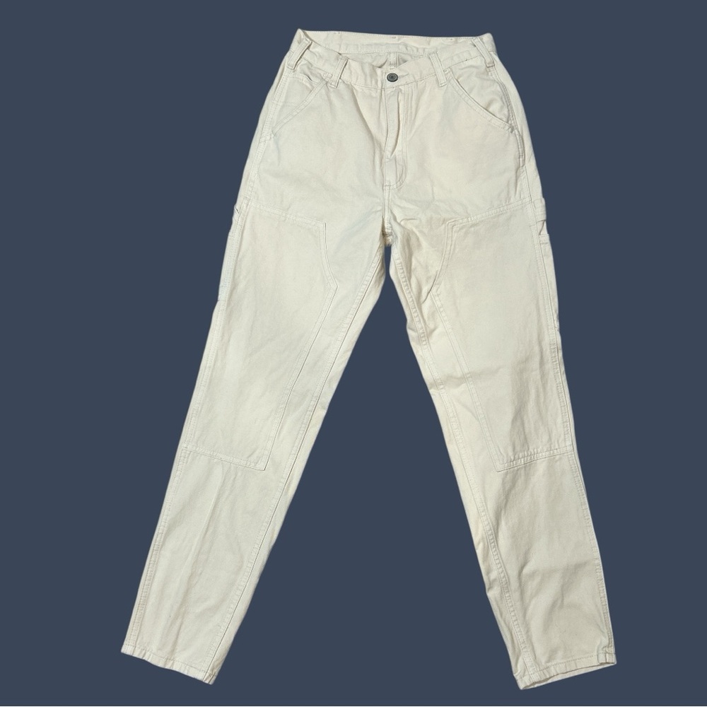 John Galt California PacSun Women’s Off-White Carpenter Pants - Size‎ M